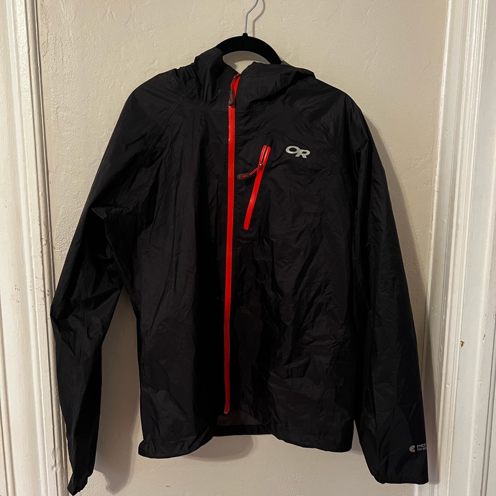Outdoor Research Helium 2, size medium, gray and coral